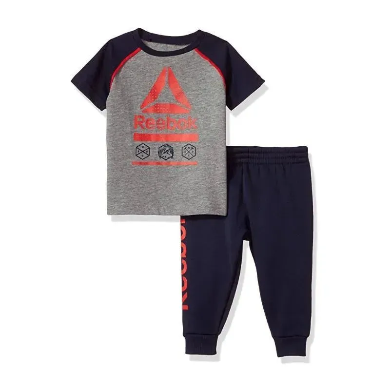 Reebok 2 Piece Athletic Set - Red Rush - Image 3