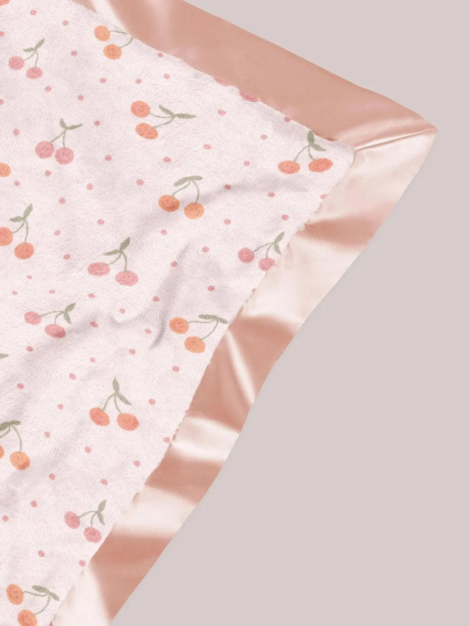 Reversible Baby Blanket- Cherry Cute by Doodle By Meg - Image 4