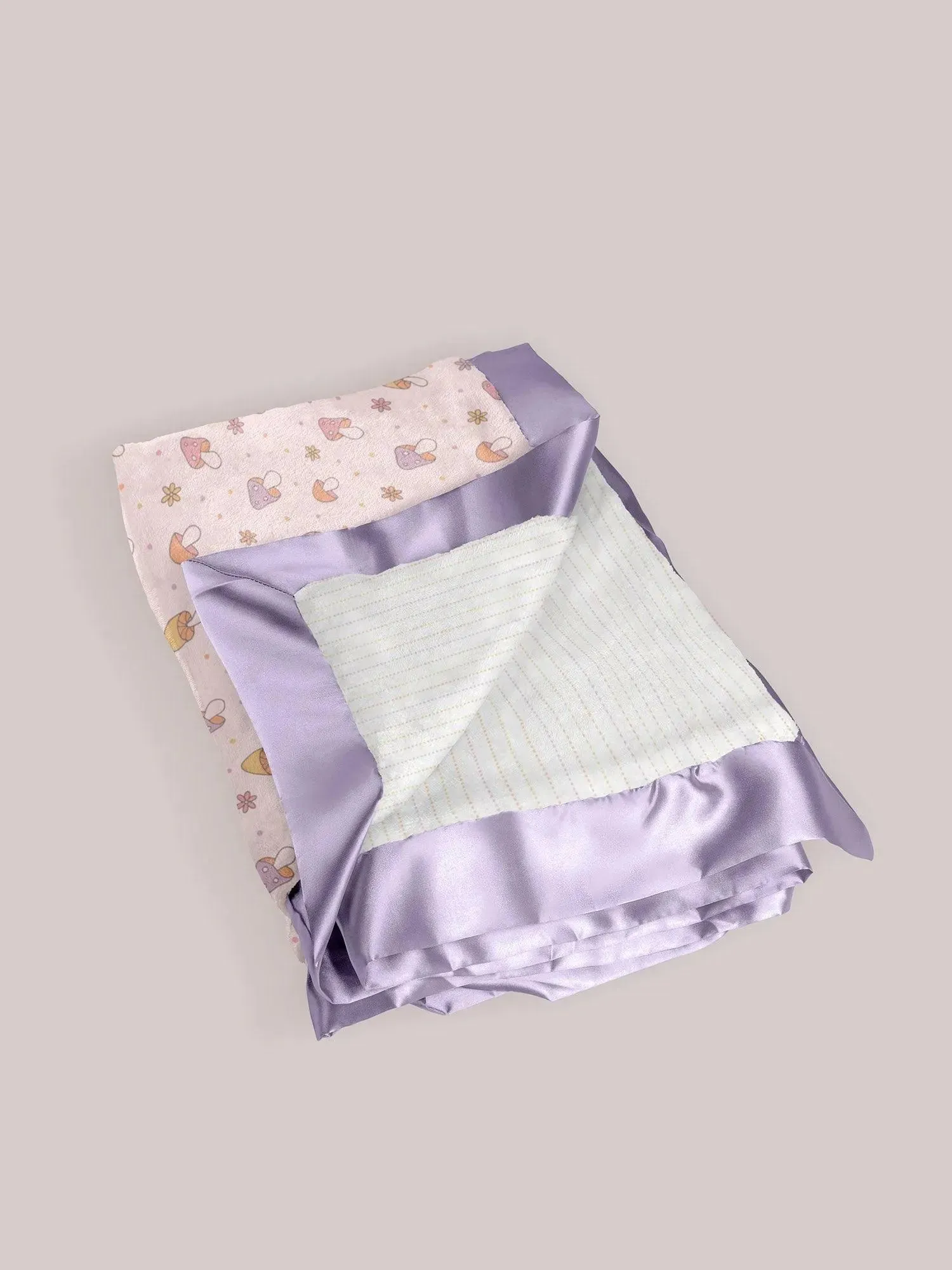 Reversible Baby Blanket - Mushy Love - Image 2