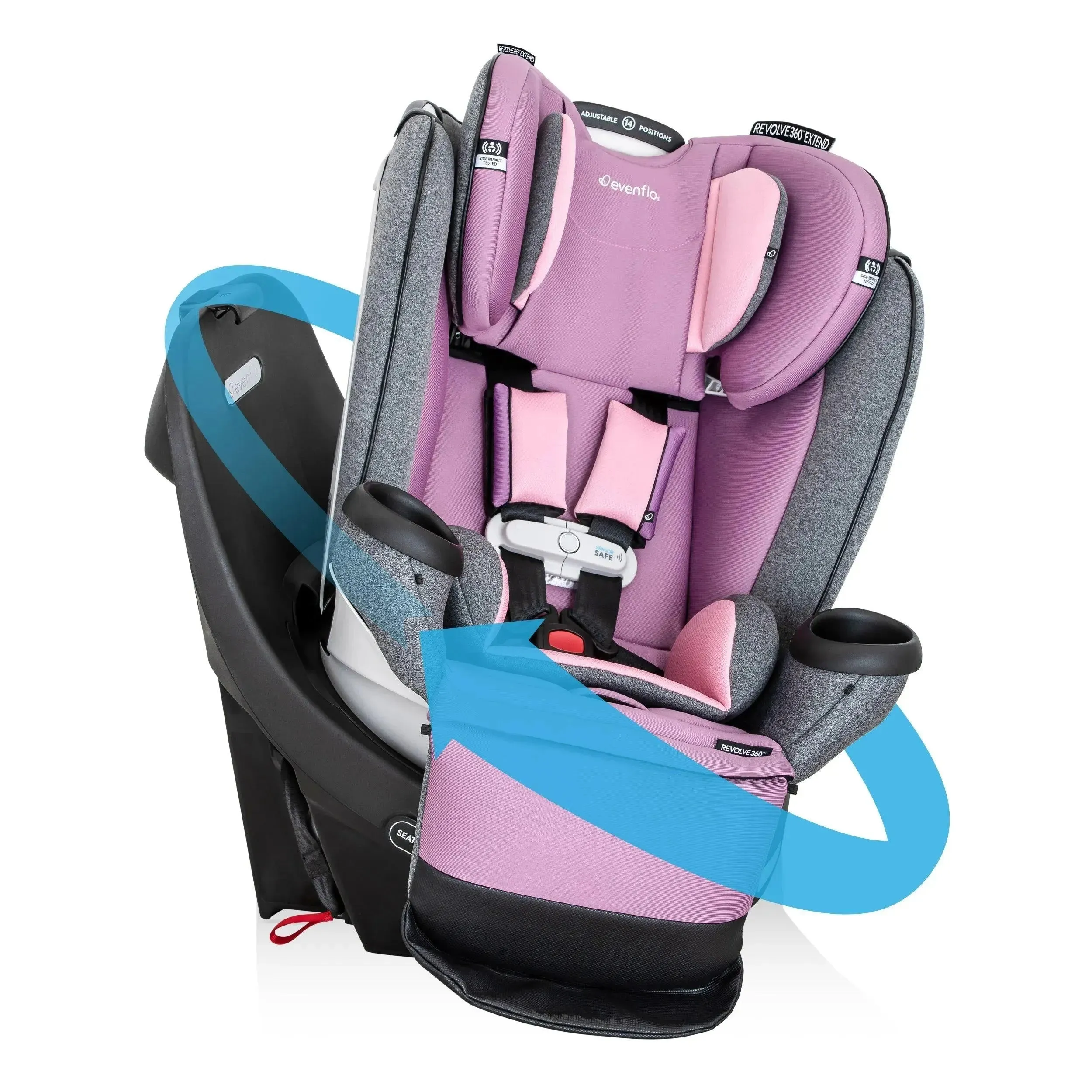 Revolve360 Extend All-in-One Rotational Car Seat with SensorSafe - Image 29