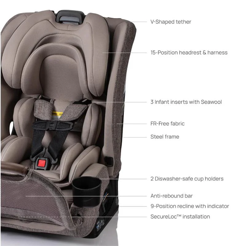 Romer Nexa All-in-One Convertible Car Seat, Truffle - Image 6