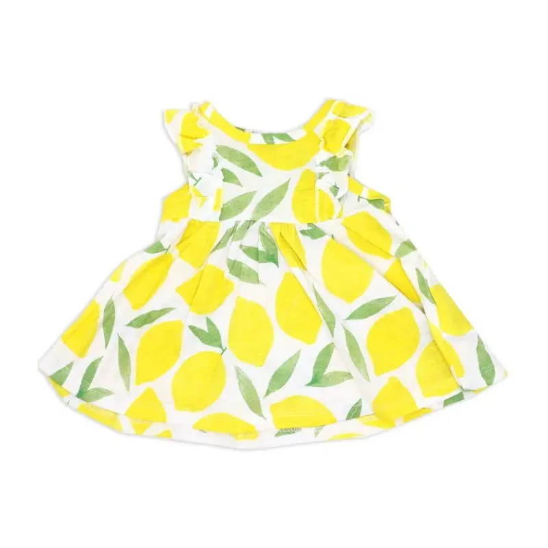 Rose Textile - 2Pk Lemon Knit Dress & Headband Set - Image 3