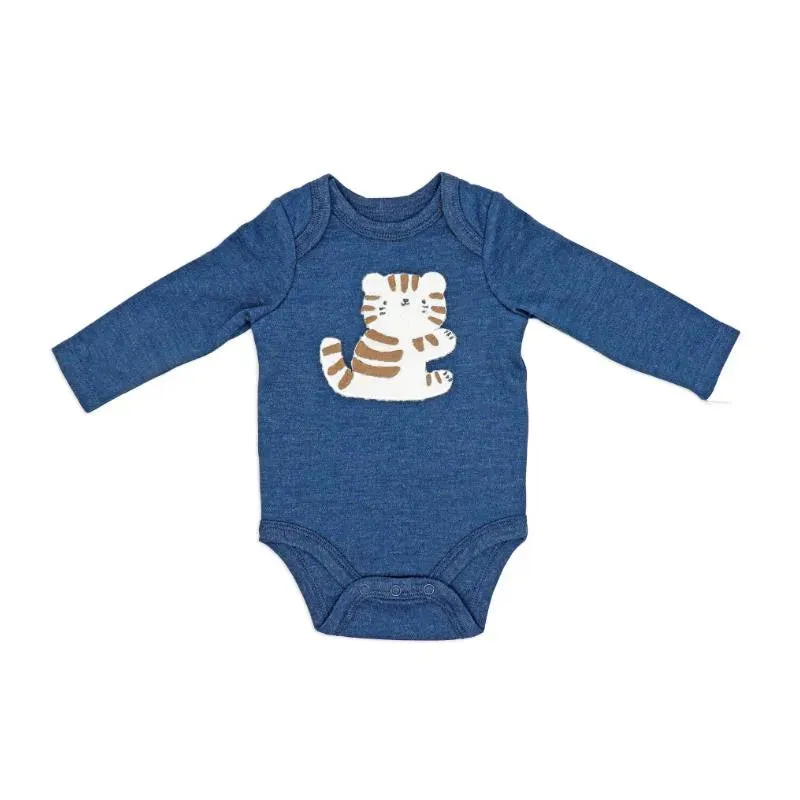 Rose Textile - 3Pk Baby Boys Tiger Footed Set - Image 3