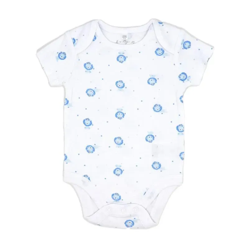 Rose Textile - 5Pk Baby Boys Lion Velour Set - Image 4