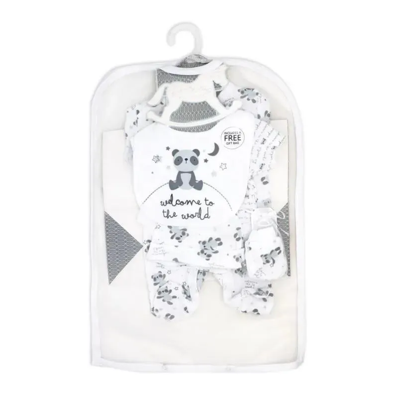 Rose Textile - 5Pk Baby Neutral Panda World Mesh Bag Set - Image 2