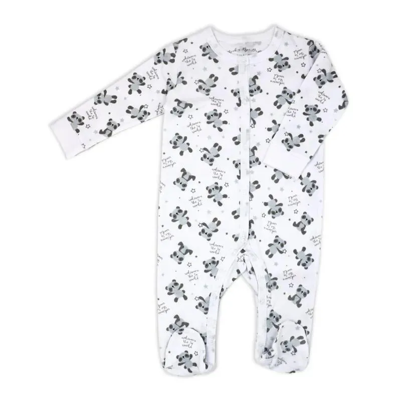 Rose Textile - 5Pk Baby Neutral Panda World Mesh Bag Set - Image 3