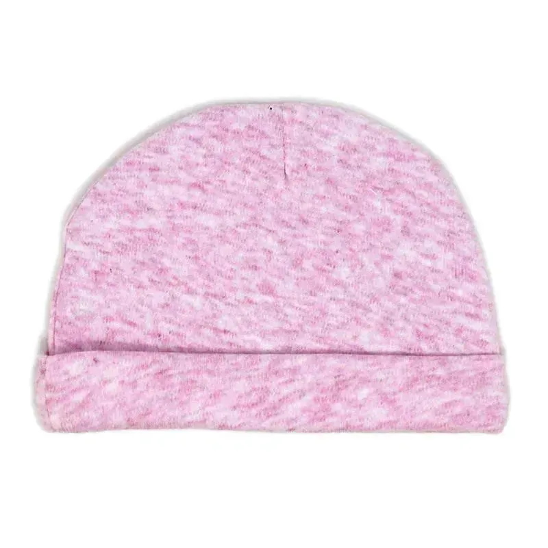 Rose Textiles - 100% Organic Cotton 5 Pack - Hat & Mitt Set, Pink Heart - Image 3