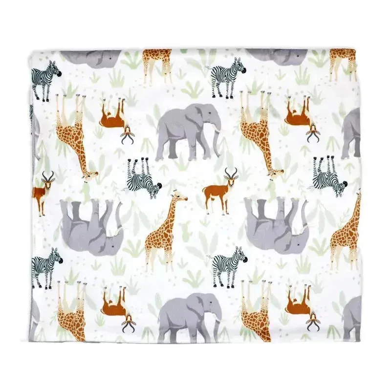 Rose Textiles - 2 Layer Mink Blanket, Safari - Image 3