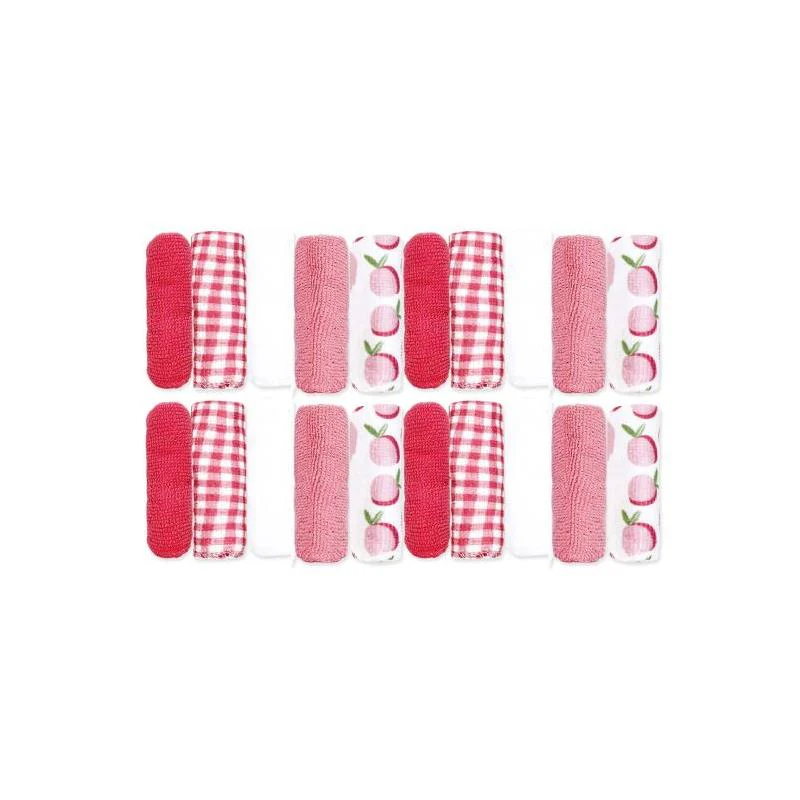Rose Textiles - 20Pk Washcloth Set Coral Peaches - Image 2