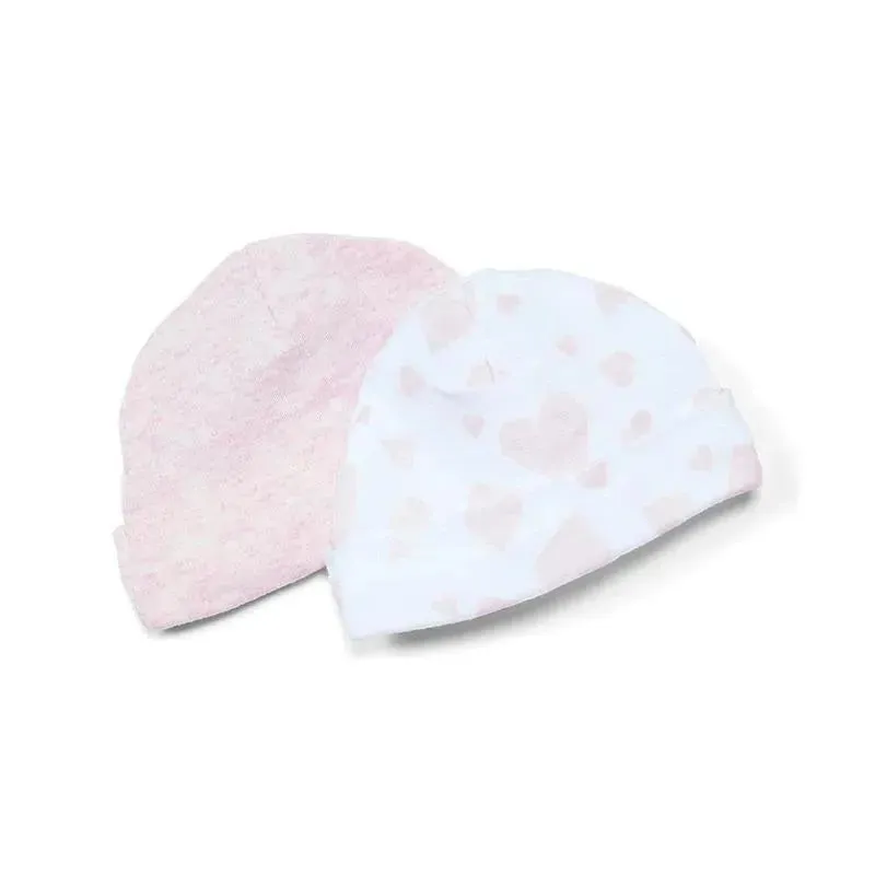Rose Textiles - 2-Pack Hat, Heather Pink