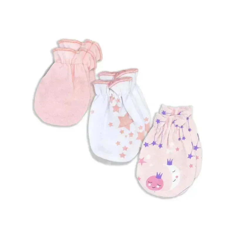 Rose Textiles - 3 Pack Galaxy Mitts, Pink