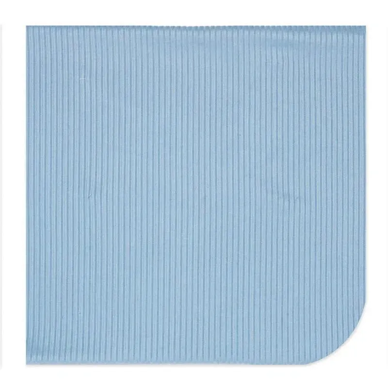 Rose Textiles - 3 Pk Knit Swaddles, Blue Plaid - Image 5
