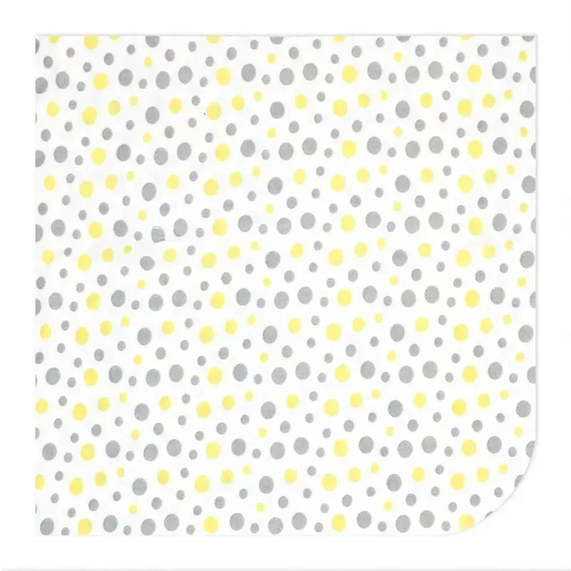 Rose Textiles - 3 Pk Knit Swaddles, Grey Abc's - Image 6