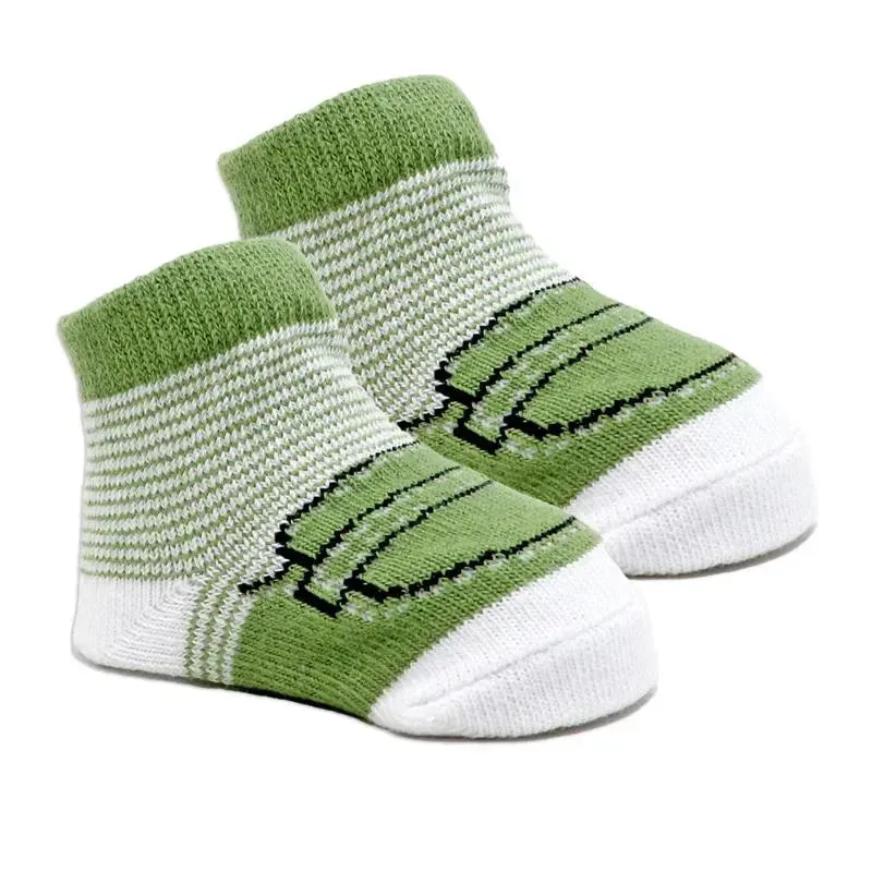 Rose Textiles - 3pc Bowtie & Sock Set, Sage Plaid - Image 4