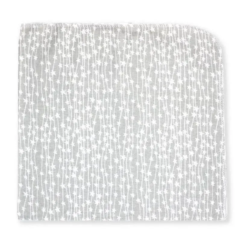 Rose Textiles - 4 Pack Receiving Blanket, Grey Sweet Dreams - Image 5