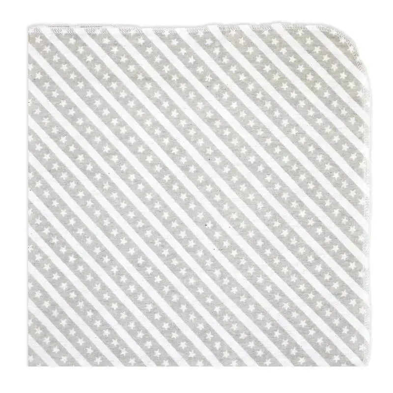 Rose Textiles - 4 Pk Receiving Blanket, Grey Elephant & Balloon - Image 4