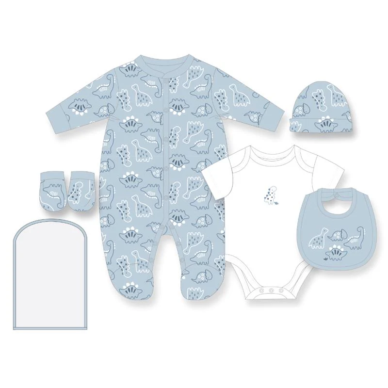 Rose Textiles - 5Pk Baby Boys Mesh Bag Set, Dinosaur