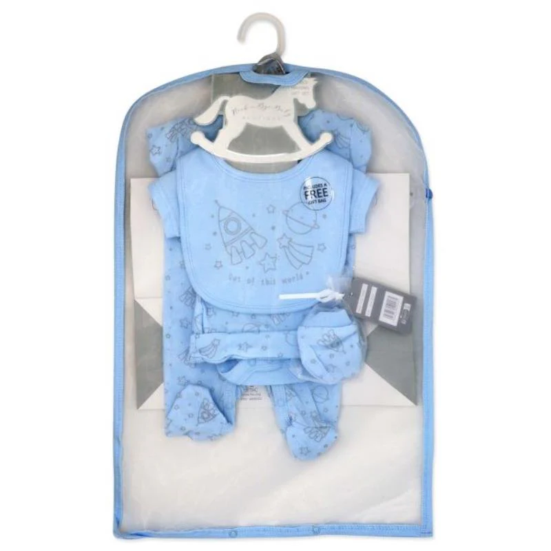 Rose Textiles - 5Pk Baby Boys Mesh Bag Set, Out Of This World - Image 2