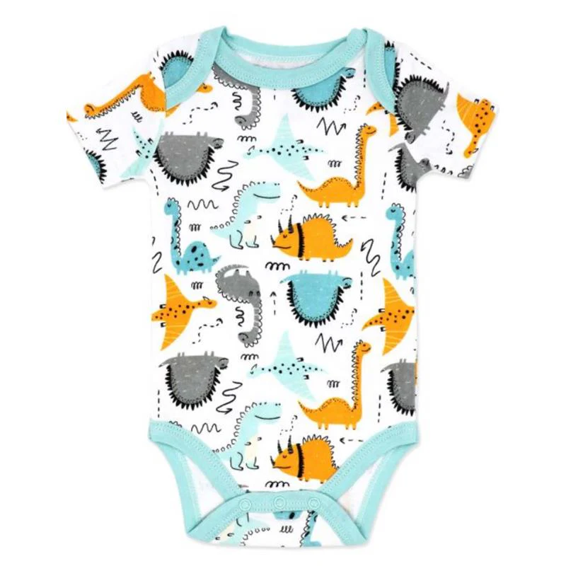 Rose Textiles - 5Pk Baby Boys Set Teal Dino - Image 3