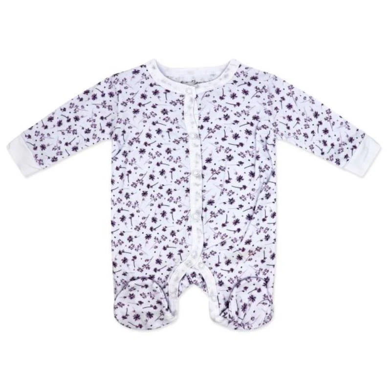 Rose Textiles - 5Pk Baby Girls Mesh Bag Set, Purple Floral - Image 3