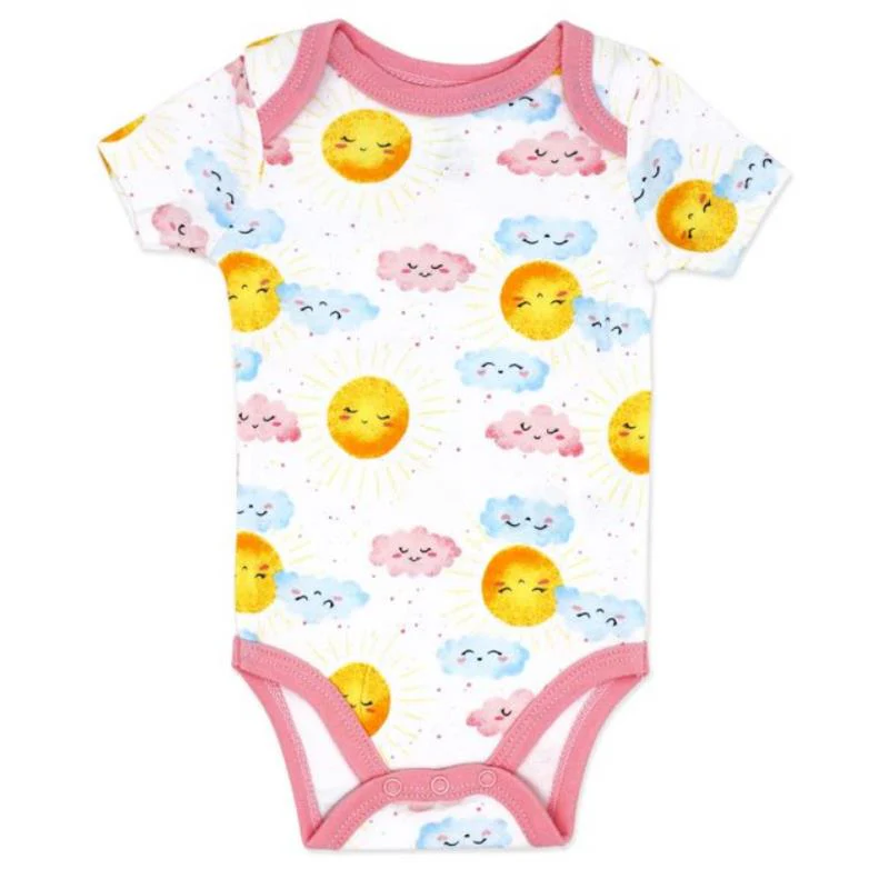 Rose Textiles - 5Pk Baby Girls Set, Pink Let's Hug - Image 3