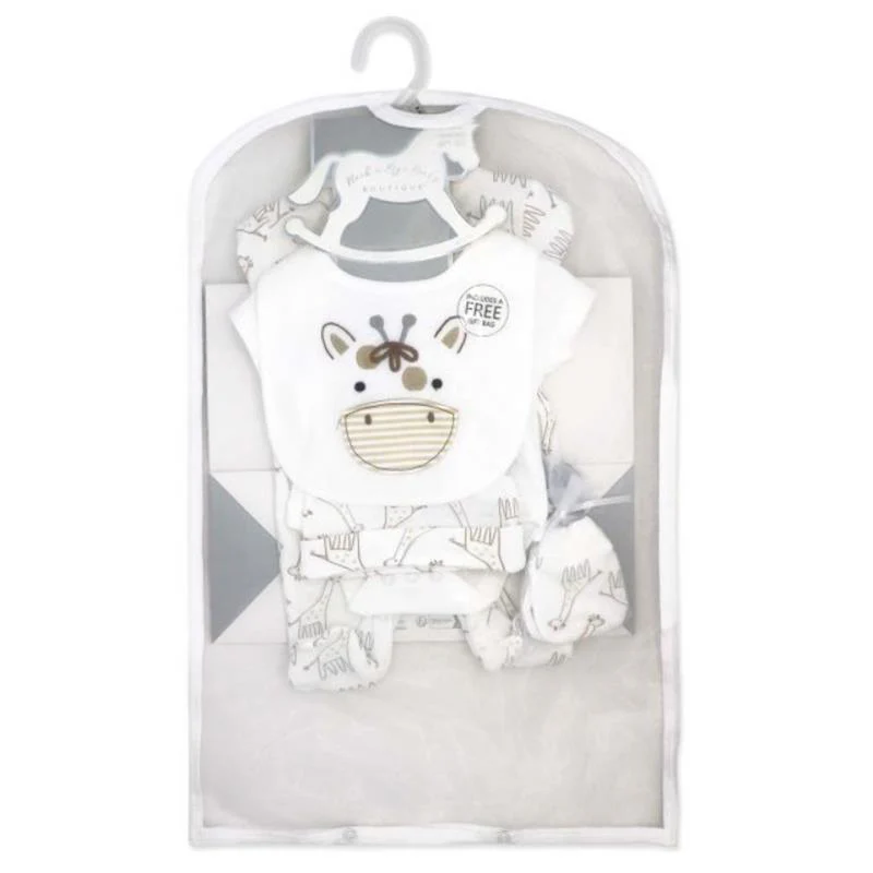 Rose Textiles - 5Pk Baby Neutral Mesh Bag Set, Giraffe - Image 2
