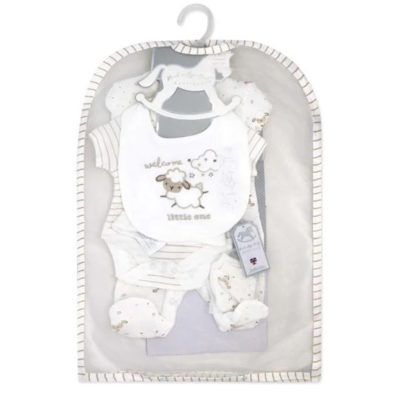 Rose Textiles - 5Pk Baby Neutral Mesh Bag Set, Lamb - Image 2