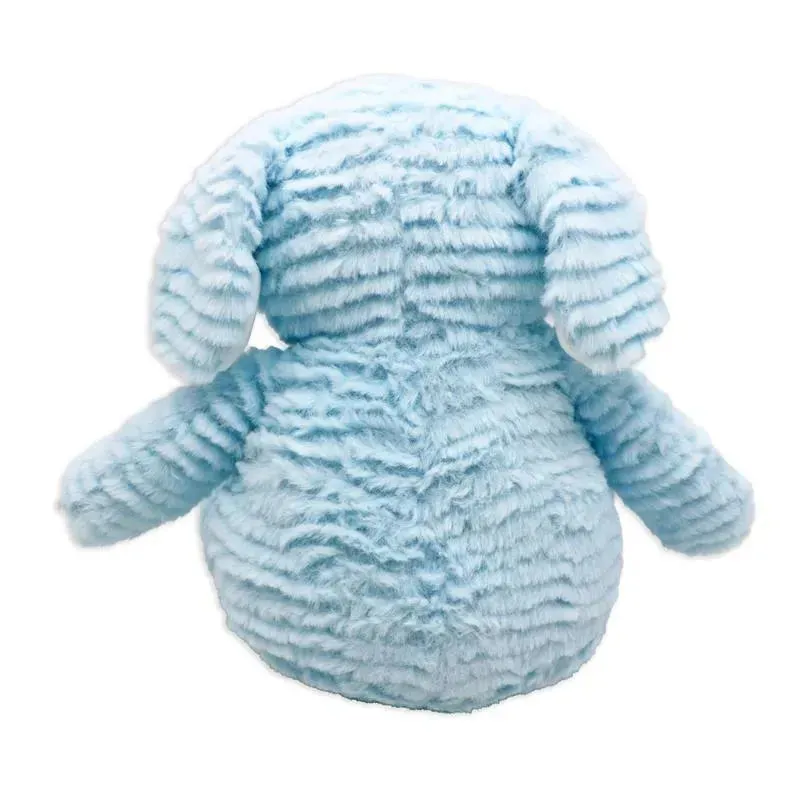 Rose Textiles - 8 Ridged Plush Dog: Blue - Image 3
