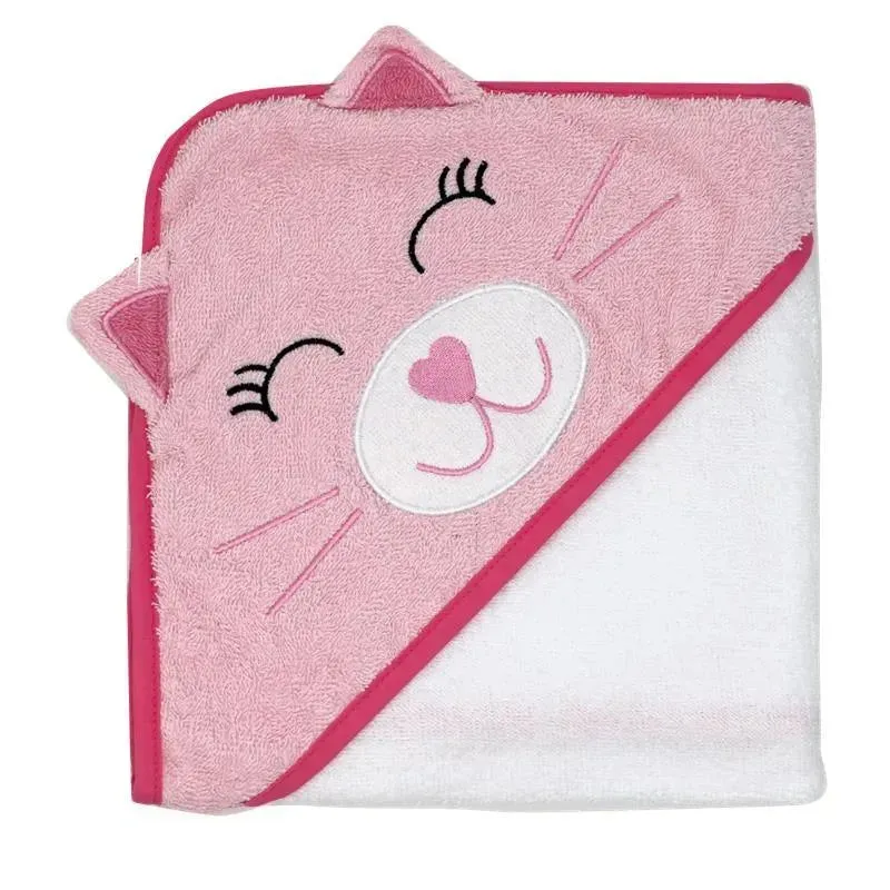 Rose Textiles - Animal Hooded Towel, Cat