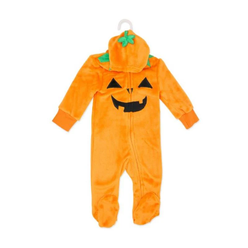 Rose Textiles - Baby Hooded Fleece Pram Pumpkin - Image 2