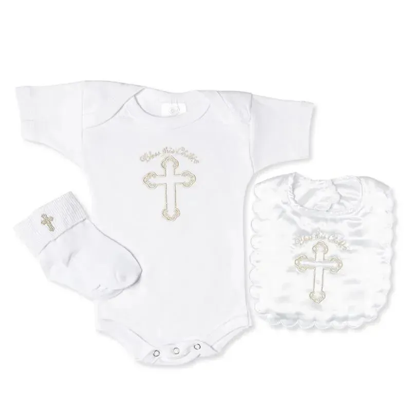 Rose Textiles - Bless This Child Baptism Gift Set