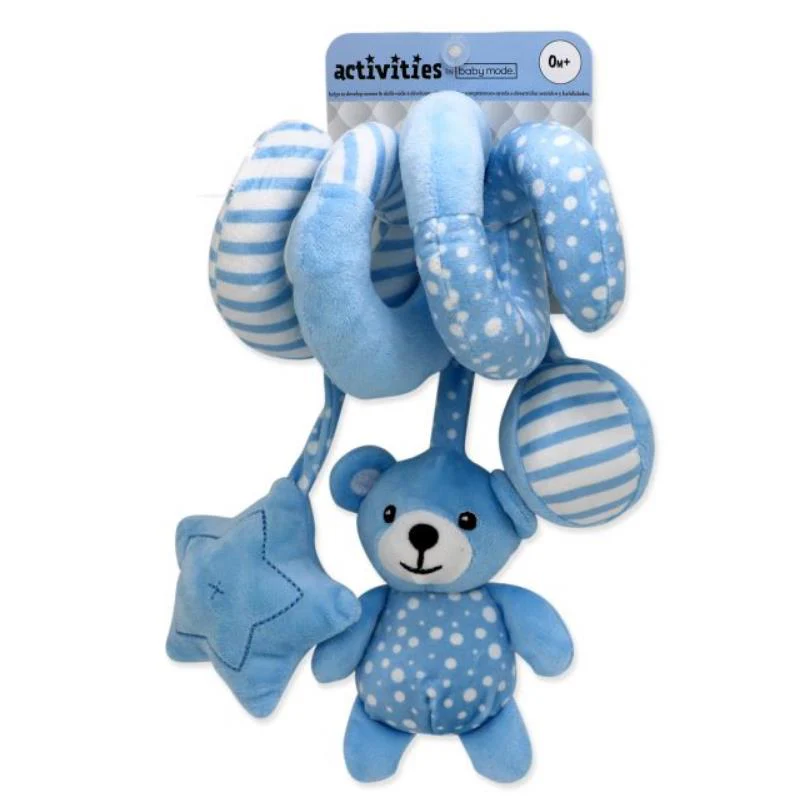 Rose Textiles - Blue Bear Spiral Activity Toy - Image 2