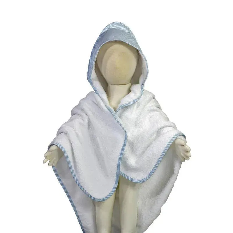Rose Textiles Blue Hooded Towels For Baby - Image 2