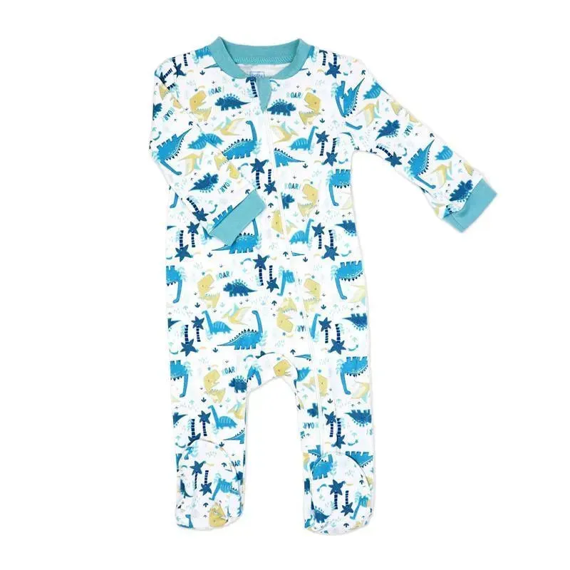 Rose Textiles - Boy Interlock Coverall, Dino