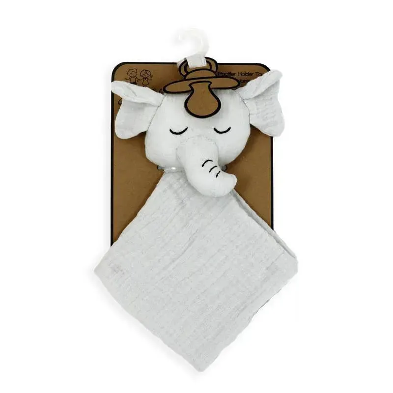 Rose Textiles - Muslin Pacifier Nunu, Elephant - Image 4