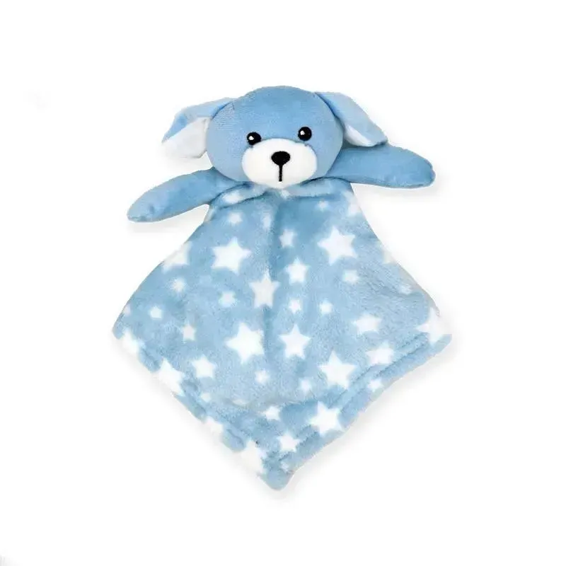 Rose Textiles - Nunu With Ring Rattle, Blue Dog - Image 2