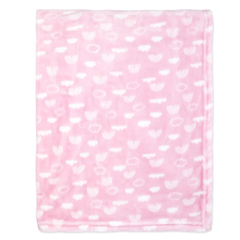 Rose Textiles - Plush Activity Toy & Blanket Pink Hippo - Image 4