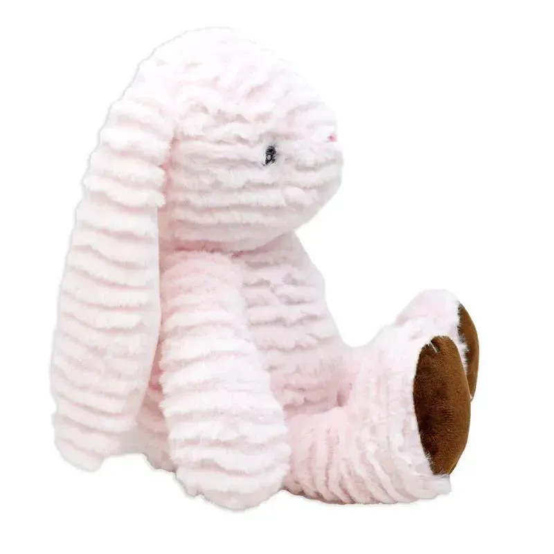 Rose Textiles - Ridged Plush Toy, Pink Bunny - Image 2