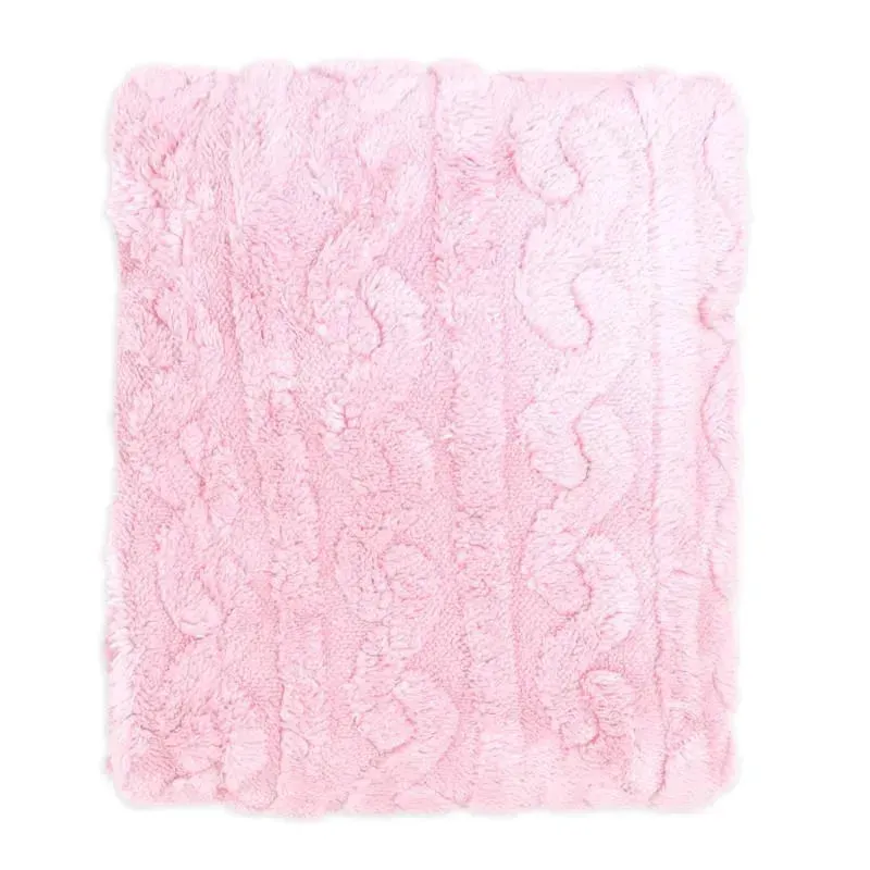 Rose Textiles - Sculpted Sherpa, Pink - Image 2