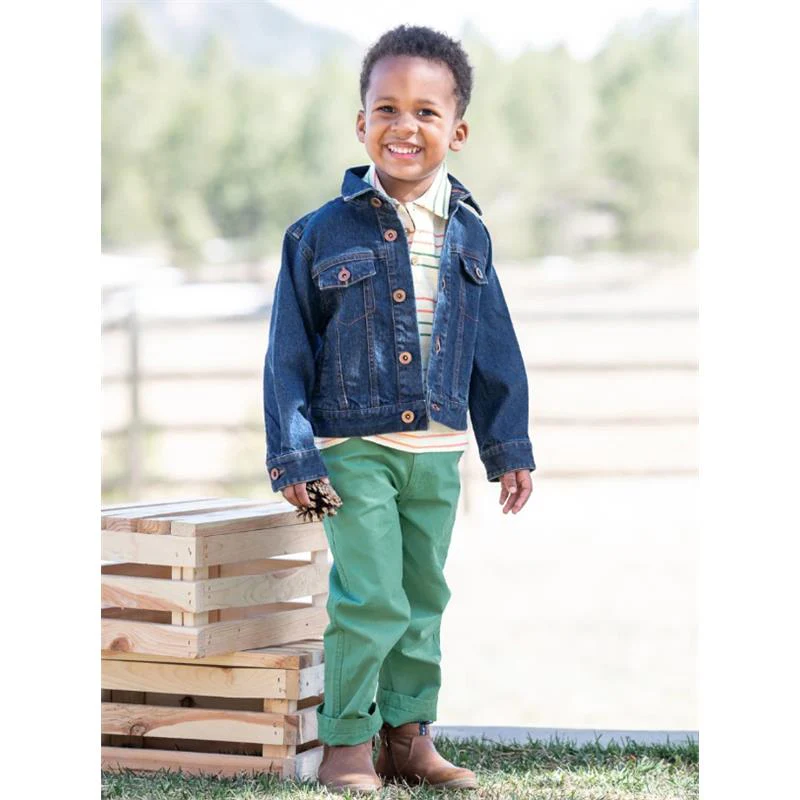 Rufflebutts - Boys Denim Jacket Medium Wash
