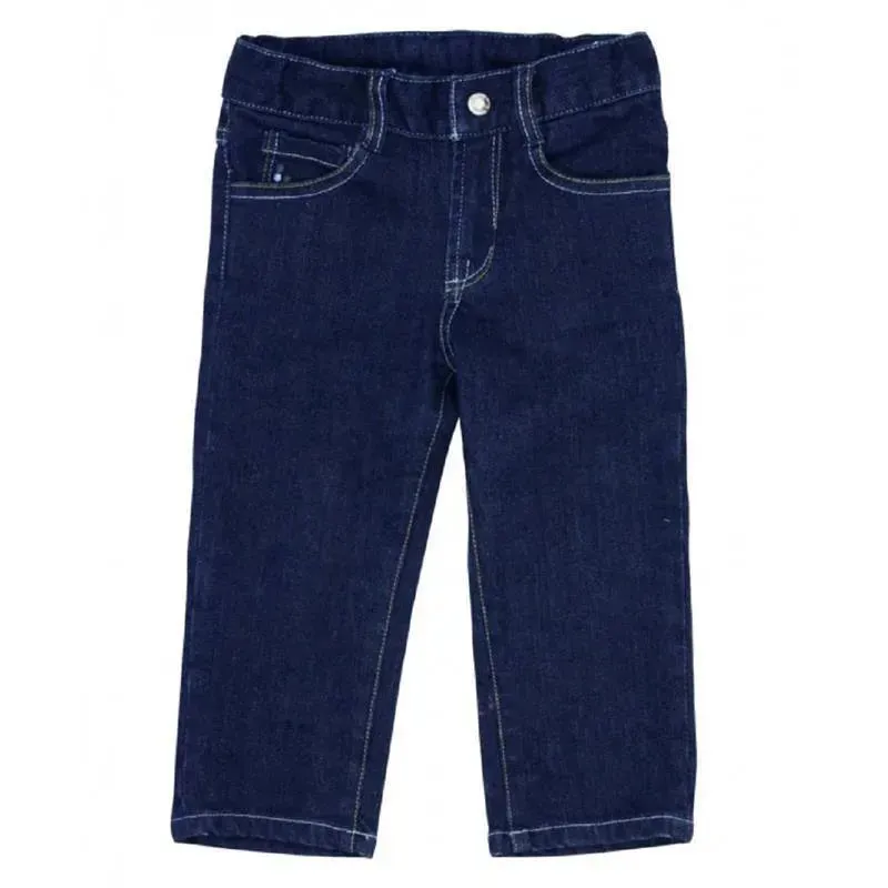 RuffleButts Everyday Dark Blue Slim Jeans - Image 2