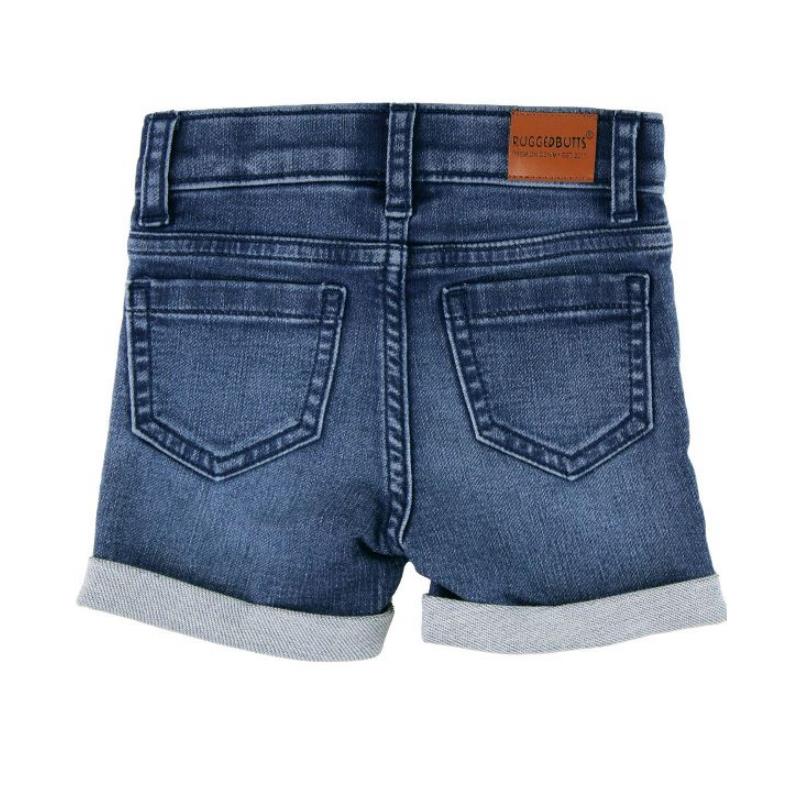 Rufflebutts Medium Wash Denim Boys Stretch Skort - Image 2