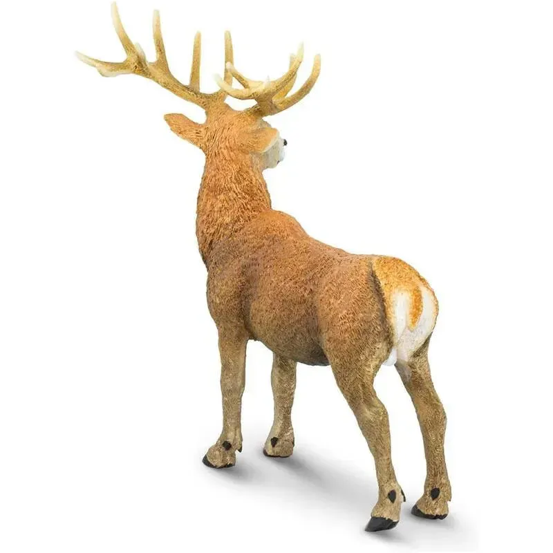 Safari Ltd. - Red Deer Stag Figurine, Detailed 4.75 Figure - Image 2