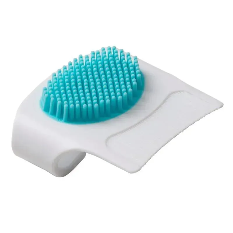 Safety 1St - Cradle Cap Brush and Comb, White and Blue