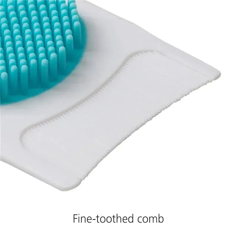 Safety 1St - Cradle Cap Brush and Comb, White and Blue - Image 6