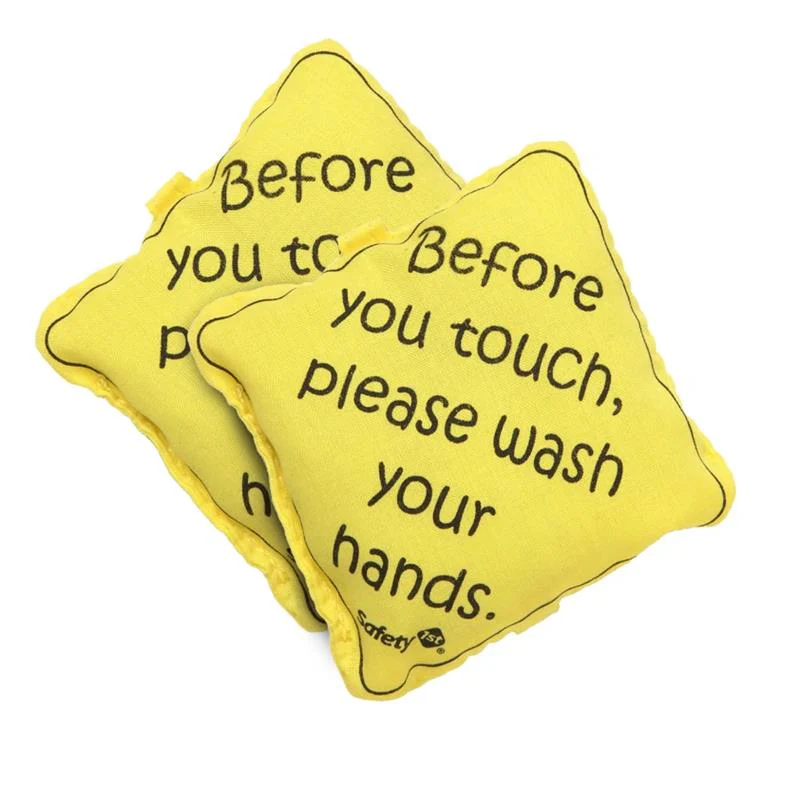 Safety 1St - No Germs On Board Sign 2Pk, Yellow - Image 4