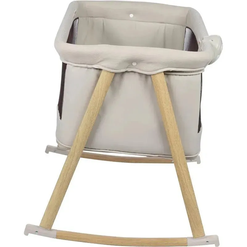 Safety 1st - Rest-and-Romp 2-in-1 Bassinet & Play Yard with Soothing Sounds, Dunes Edge - Image 4