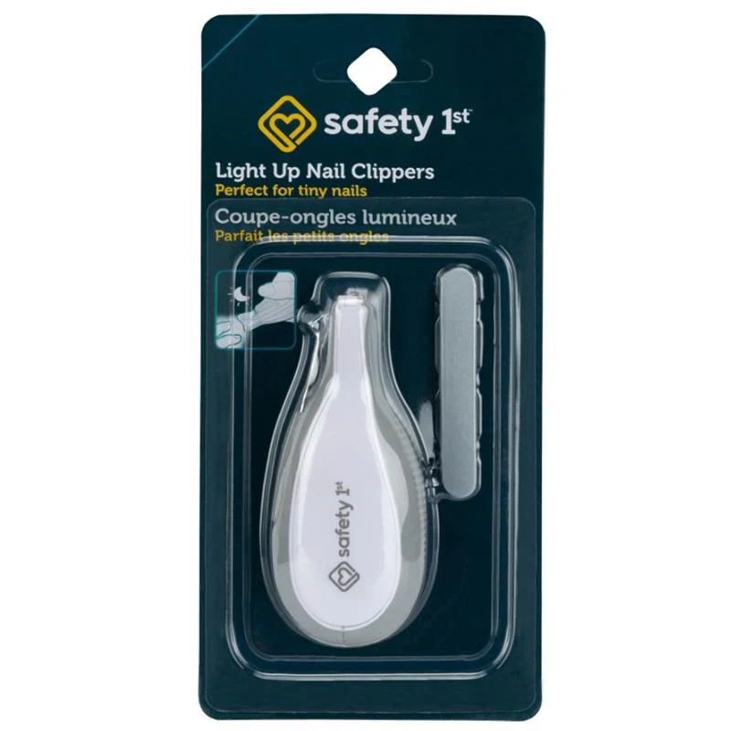 Safety 1St - Sleepy Baby Nail Clipper With Built-in LED Light, Colors May Vary