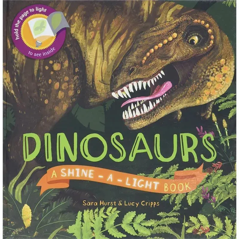 Sandy Ruben - Book, Dinosaurs (Shine-A-Light)