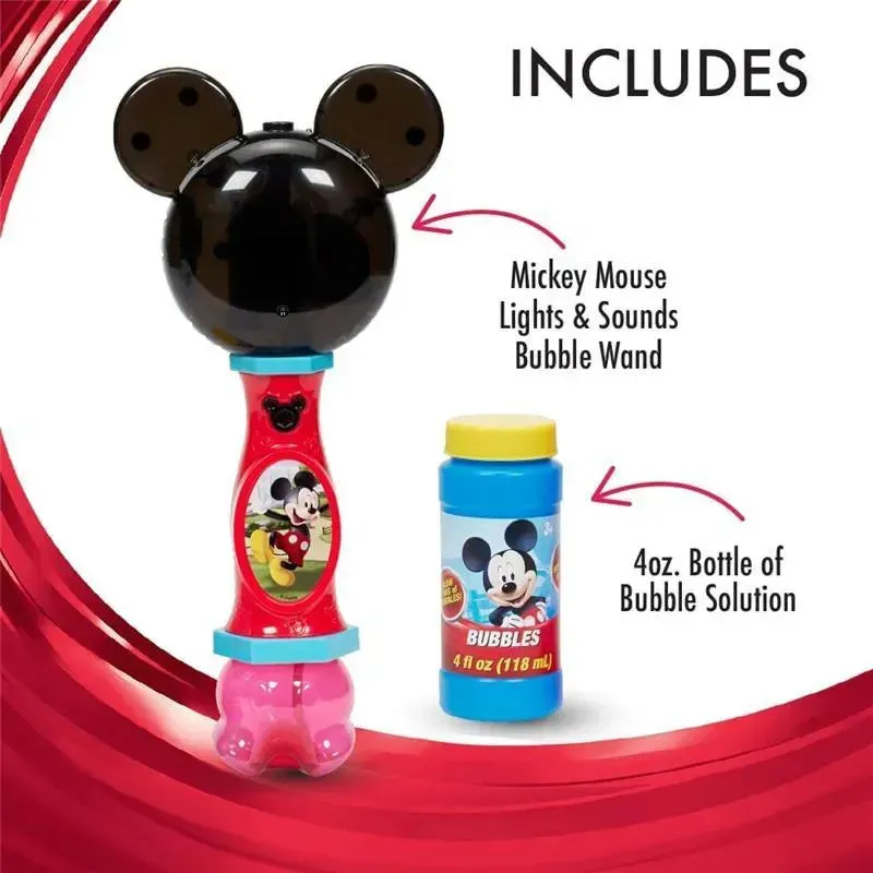 Sandy Ruben - Little Kids Disney Mickey Mouse Lights and Sound Musical Bubble Wand - Image 6